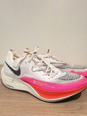 NIKE ZOOMX VAPORFLY NEXT% 2 WHITE PINK RUNNING SHOES DJ5458-100